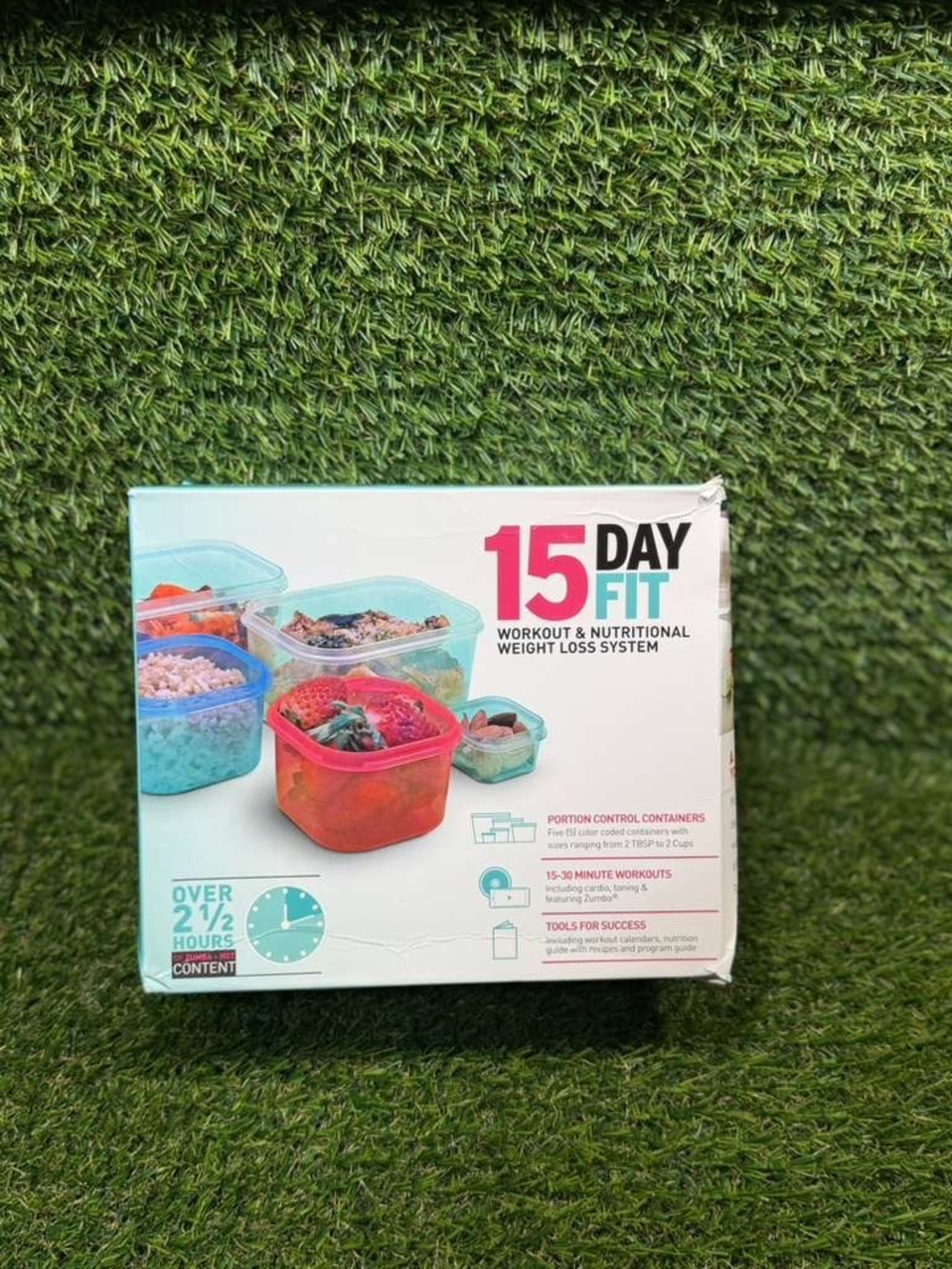 Zumba 15 Day Fit Weight Loss System Portion Control Nutrition Guide DVDs